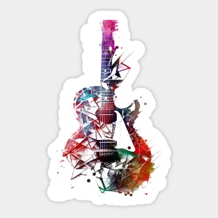 Guitar music art #guitar #music Sticker